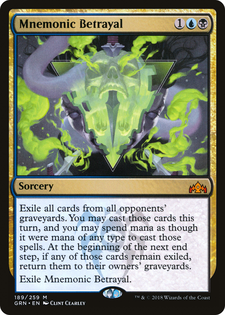 Mnemonic Betrayal (189) - Guilds of Ravnica