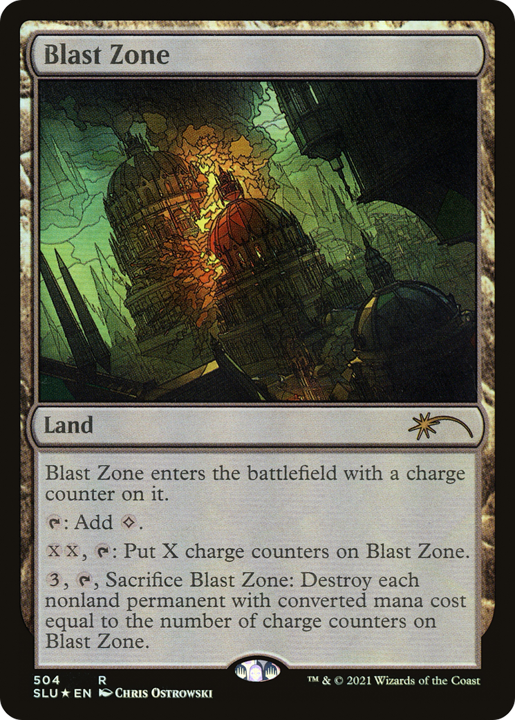 Blast Zone (504) Foil - Secret Lair: Ultimate Edition