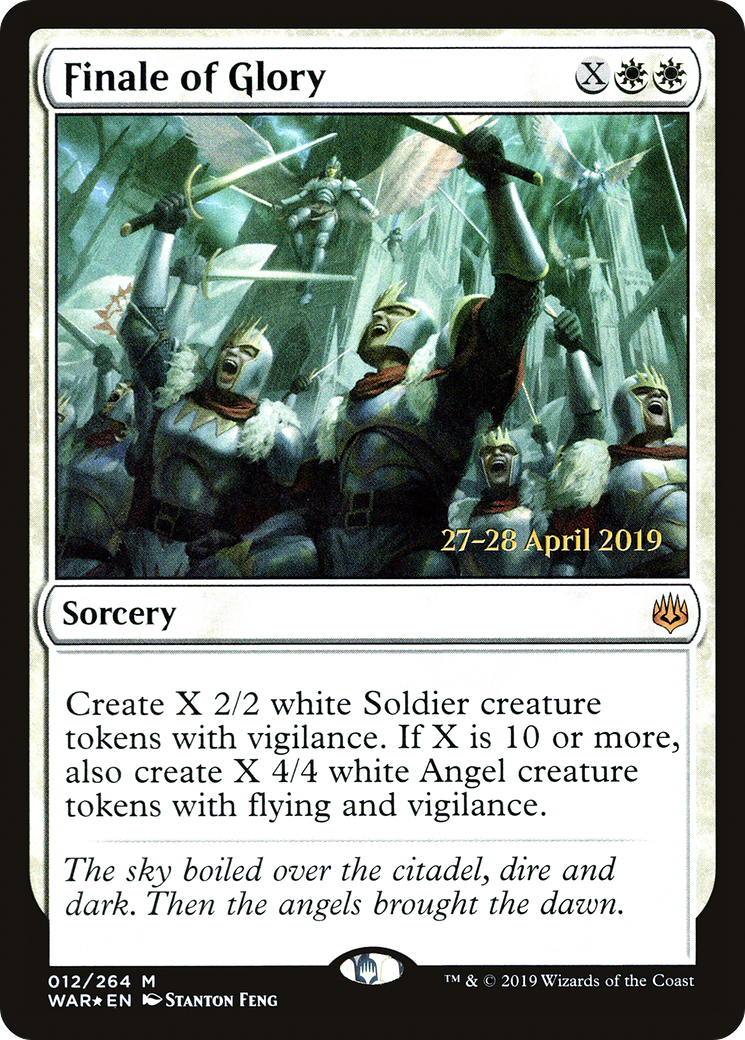Finale of Glory (12s) Foil - War of the Spark Promos