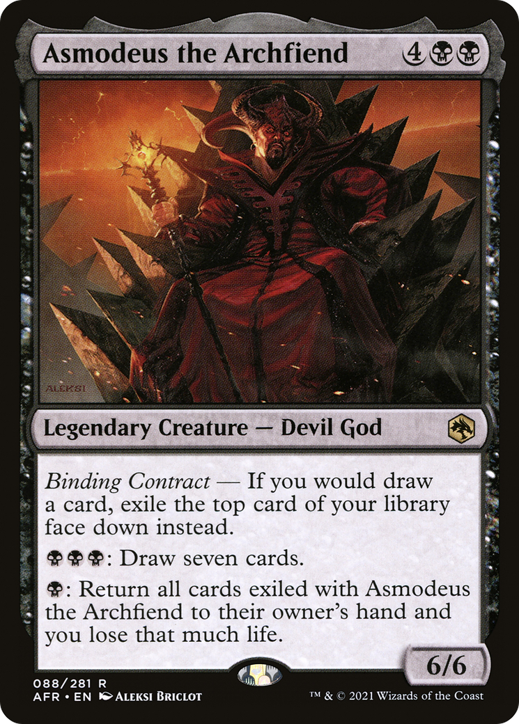 Asmodeus the Archfiend (088) Foil - Adventures in the Forgotten Realms