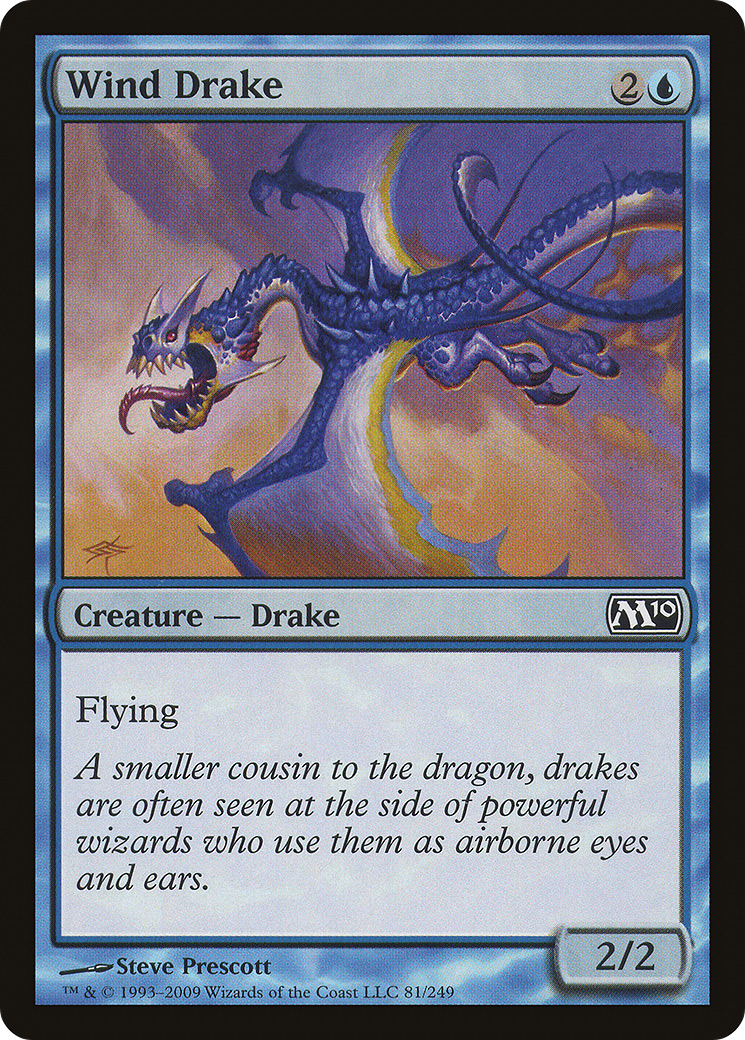 Wind Drake (081) Foil - Magic 2010
