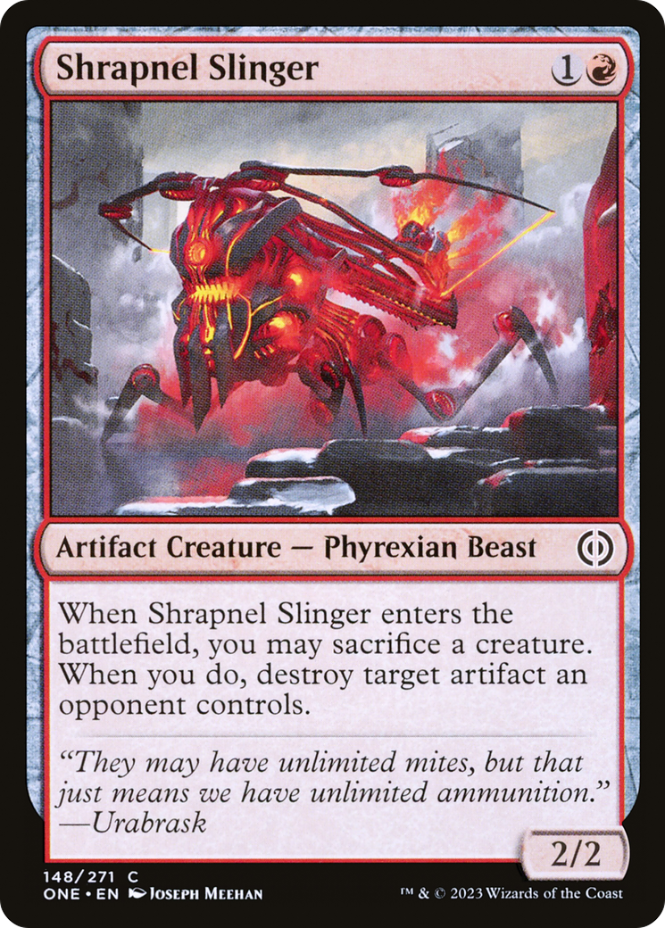 Shrapnel Slinger (148) Foil - Phyrexia: All Will Be One