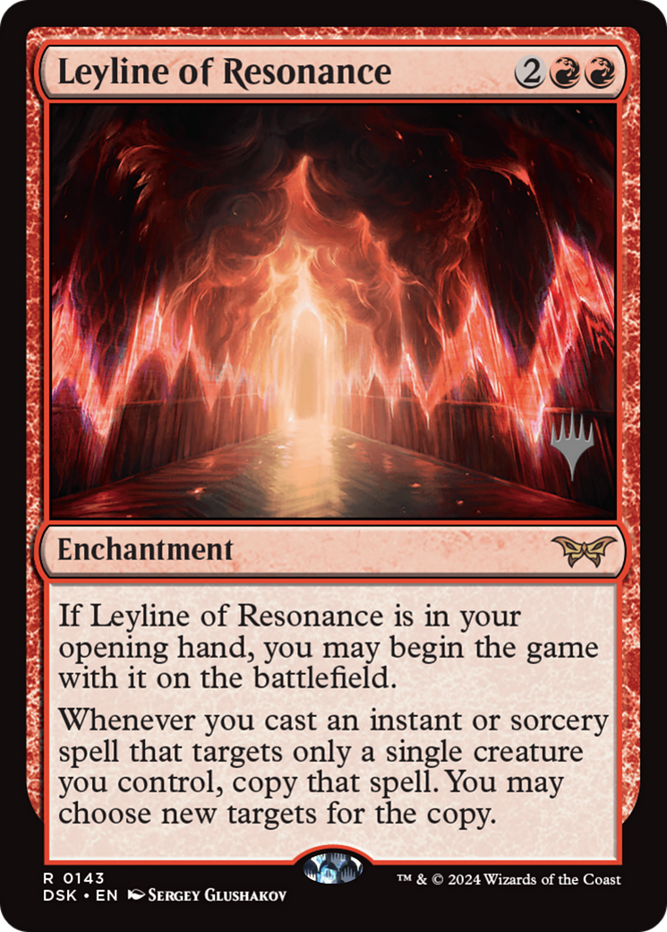Leyline of Resonance (143) - Duskmourn: House of Horror Promos