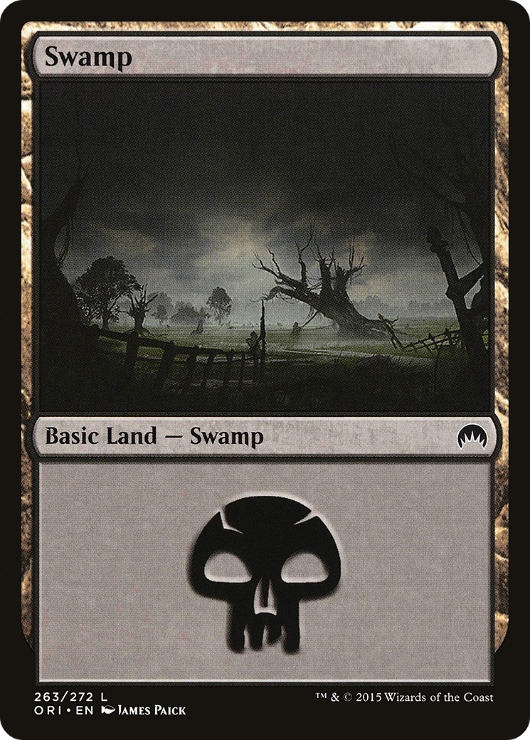 Swamp (263) Foil - Magic Origins