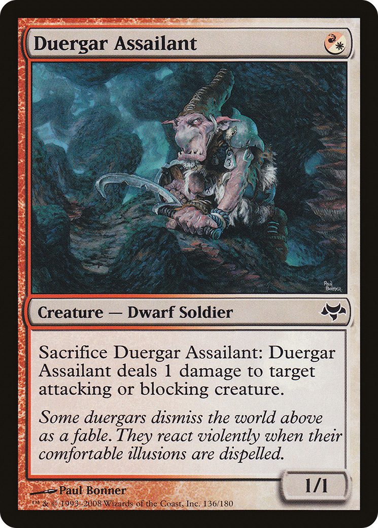 Duergar Assailant (136) Foil - Eventide