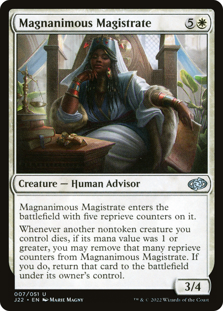Magnanimous Magistrate (007) - Jumpstart 2022