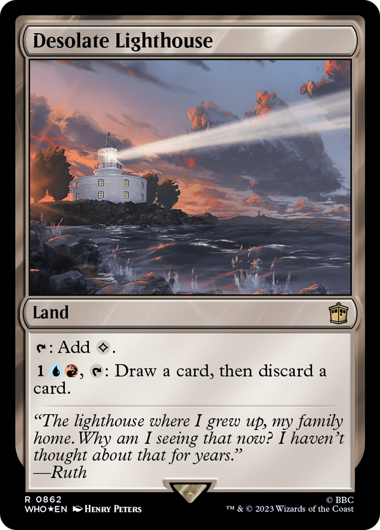 Desolate Lighthouse (862) Foil - Doctor Who