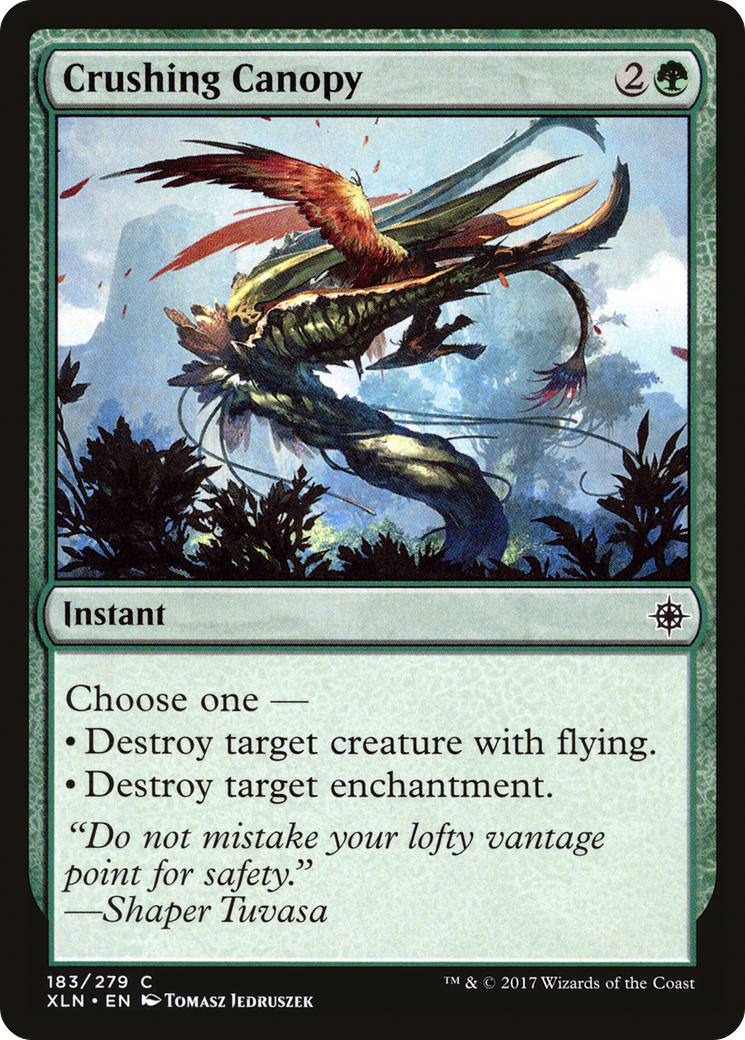 Crushing Canopy (183) Foil - Ixalan