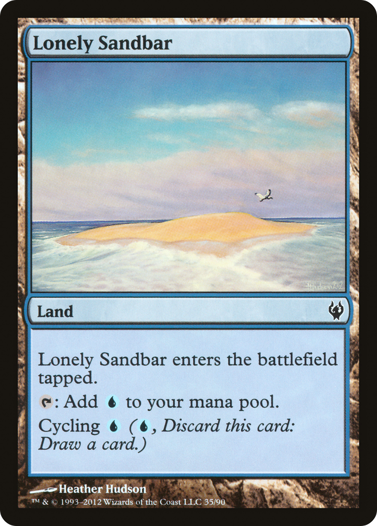 Lonely Sandbar (035) - Duel Decks: Izzet vs. Golgari