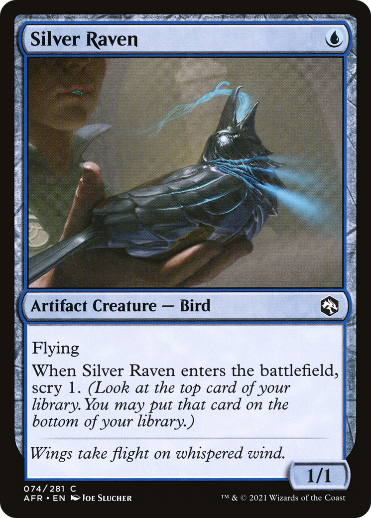 Silver Raven (074) Foil - Adventures in the Forgotten Realms