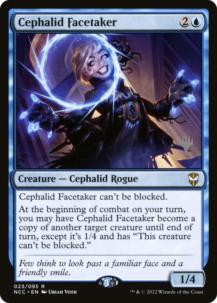 Cephalid Facetaker (23p) Foil - New Capenna Commander Promos