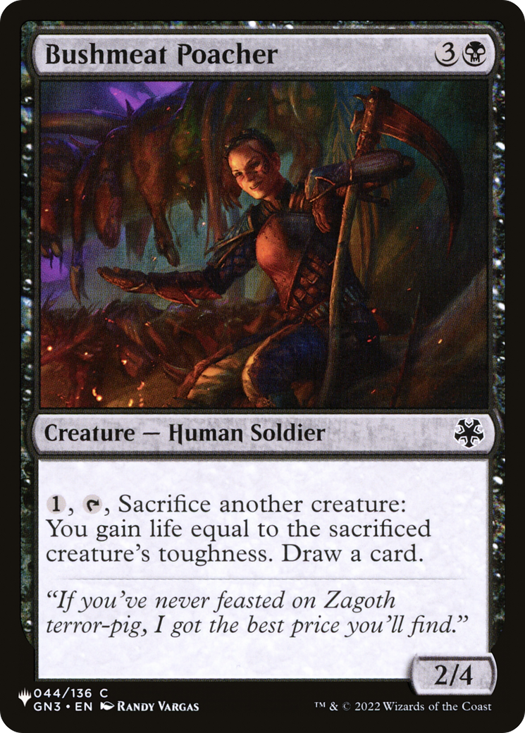 Bushmeat Poacher (GN3-44)