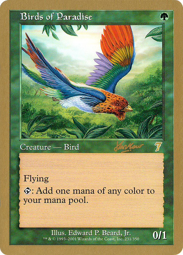 Birds of Paradise (Retro) (shh231) - World Championship Decks 2002