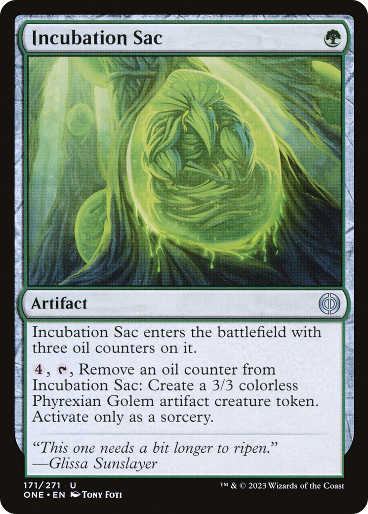 Incubation Sac (171) Foil - Phyrexia: All Will Be One