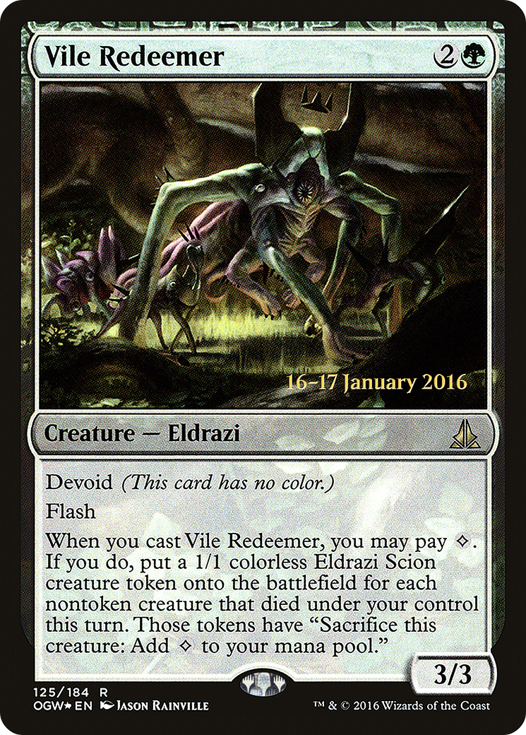 Vile Redeemer (125) Foil - Oath of the Gatewatch Promos