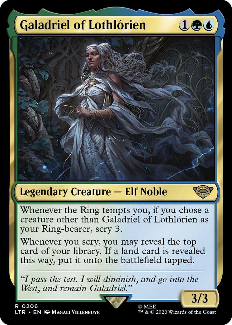 Galadriel of Lothlórien (206) Foil - The Lord of the Rings: Tales of Middle-earth