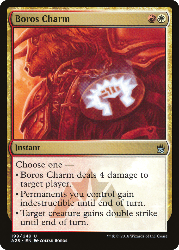 Boros Charm (199) Foil - Masters 25