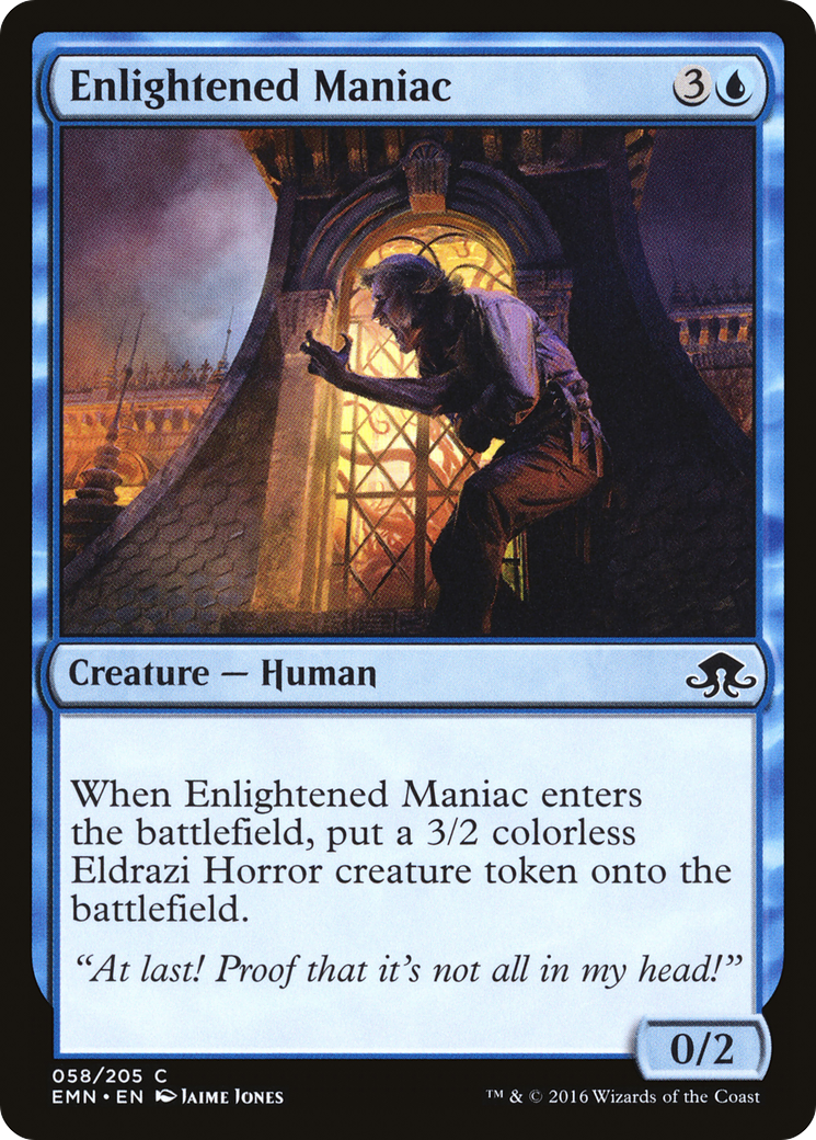 Enlightened Maniac (058) Foil - Eldritch Moon