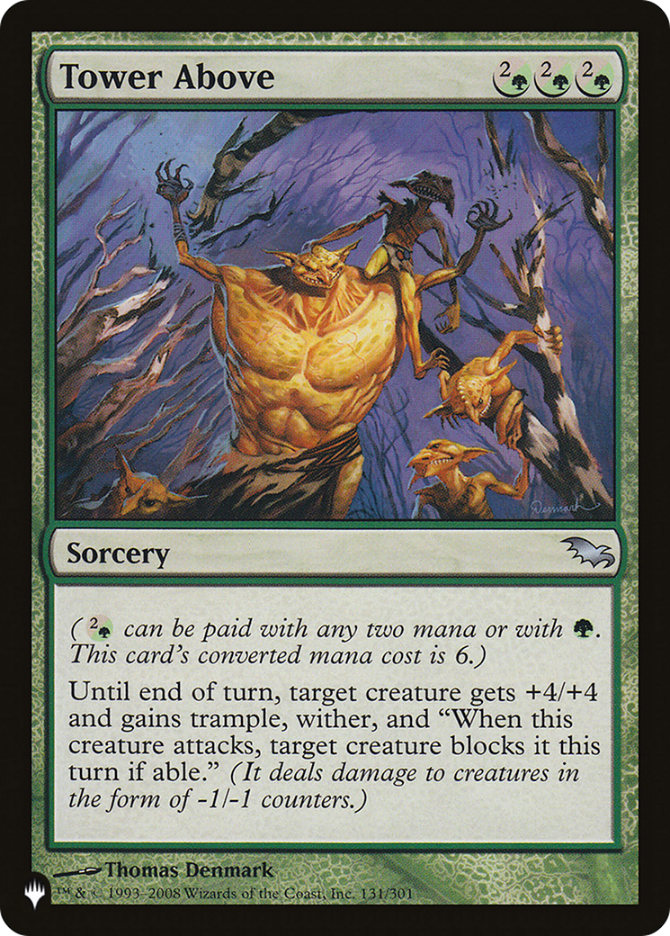 Tower Above (SHM-131) - The List