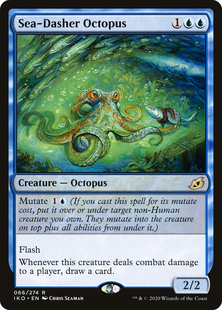 Sea-Dasher Octopus (066) Foil - Ikoria: Lair of Behemoths