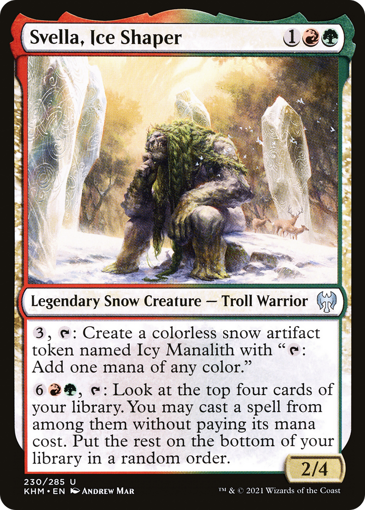 Svella, Ice Shaper (230) Foil - Kaldheim