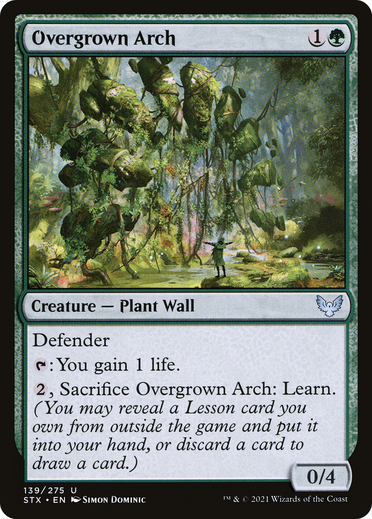Overgrown Arch (139) Foil - Strixhaven: School of Mages