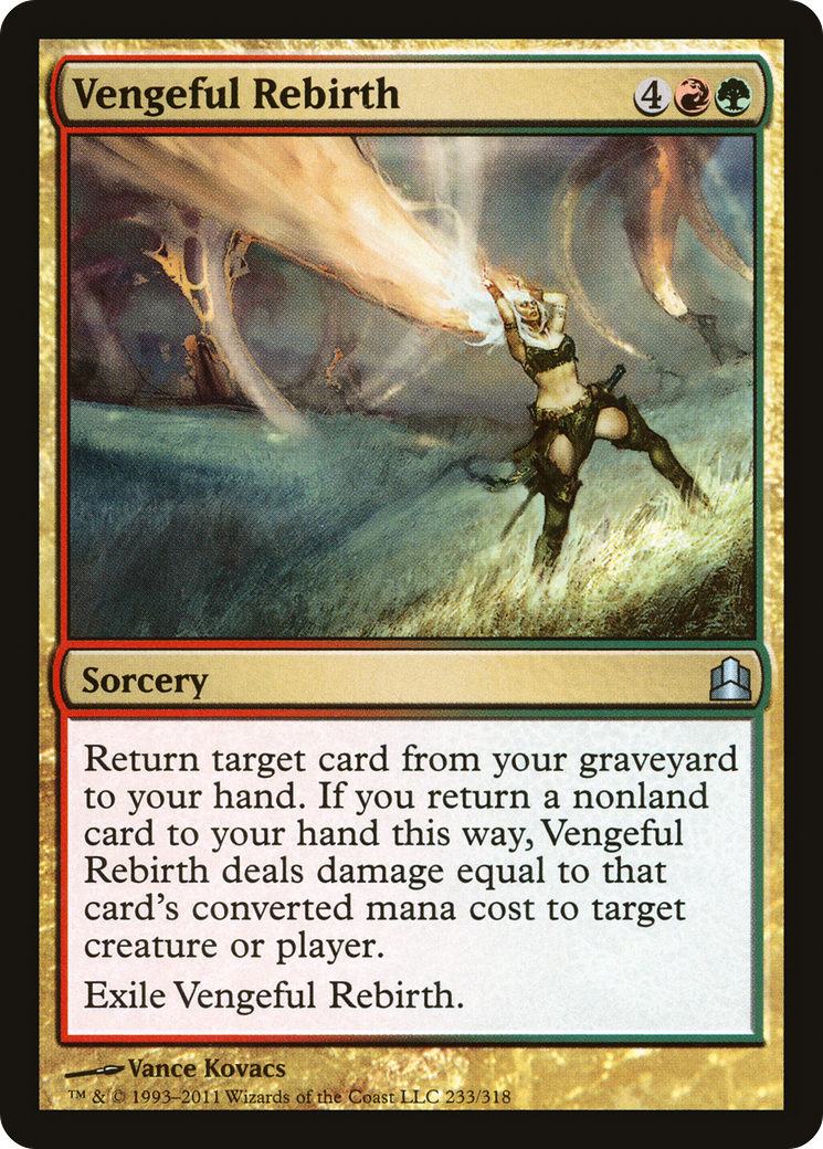 Vengeful Rebirth (233) - Commander 2011