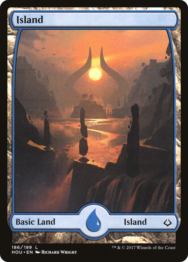 Island – Full Art (186) - Hour of Devastation