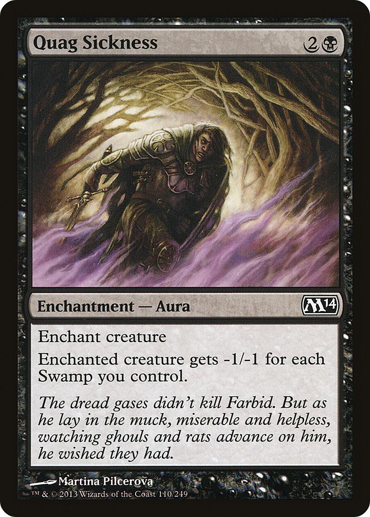 Quag Sickness (110) Foil - Magic 2014