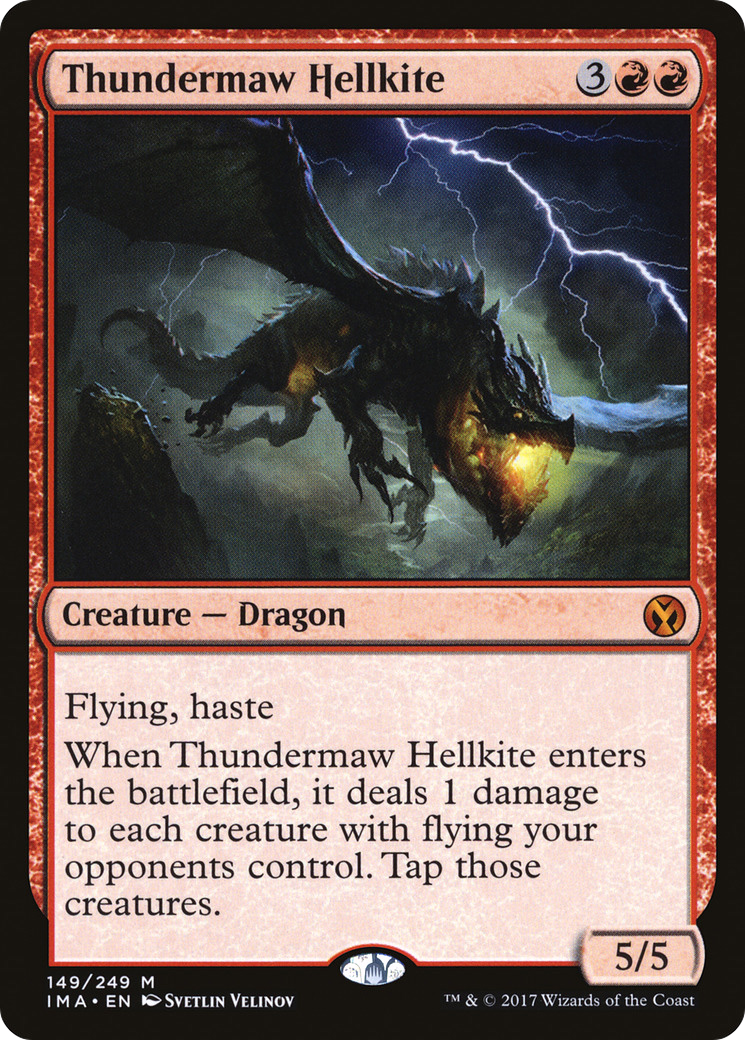 Thundermaw Hellkite (149) Foil - Iconic Masters