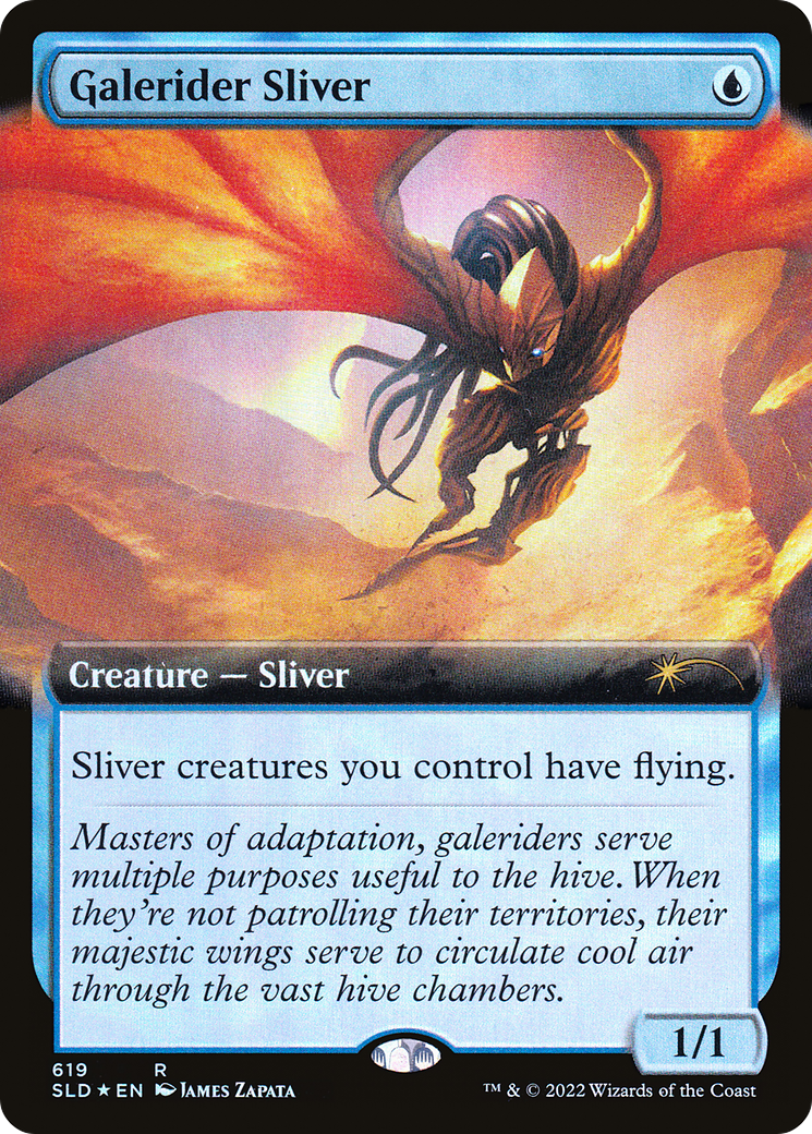 Galerider Sliver (Extended Art) (619) Foil - Secret Lair Drop
