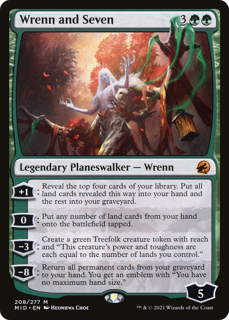 Wrenn and Seven (208) Foil - Innistrad: Midnight Hunt