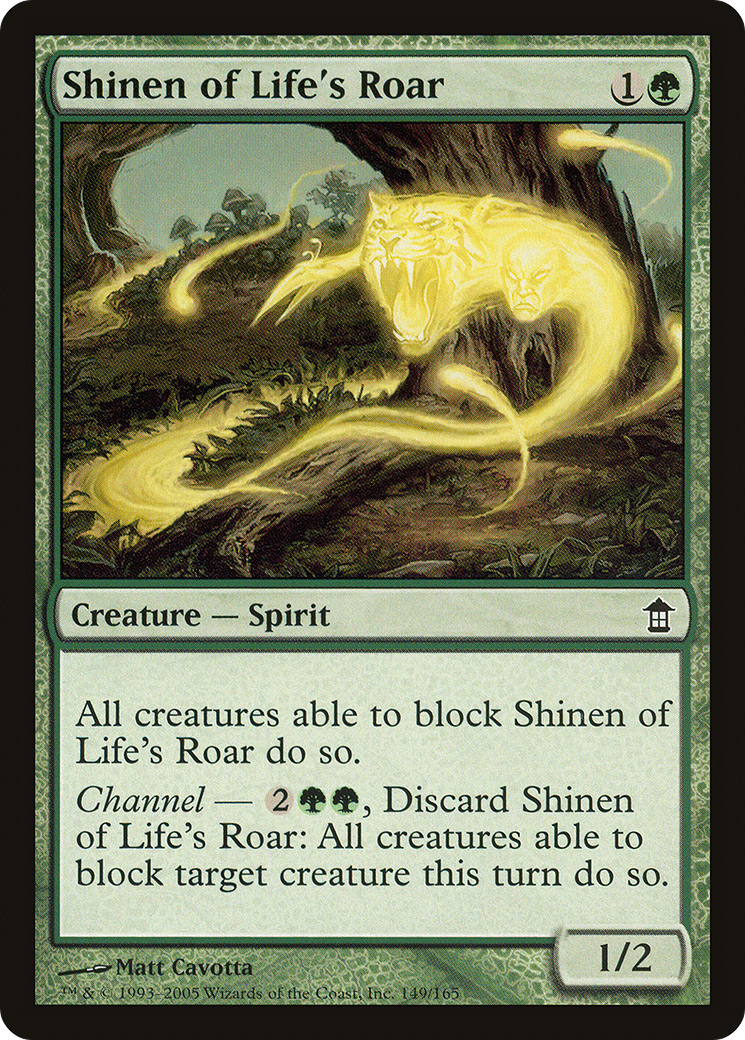 Shinen of Life's Roar (149) Foil - Saviors of Kamigawa