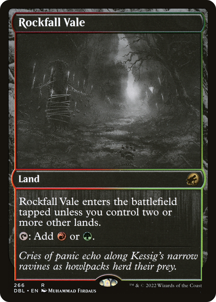 Rockfall Vale (266) Foil - Innistrad: Double Feature