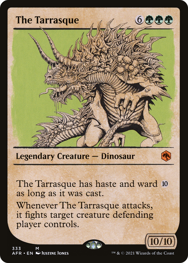 The Tarrasque (Showcase) (333) Foil - Adventures in the Forgotten Realms