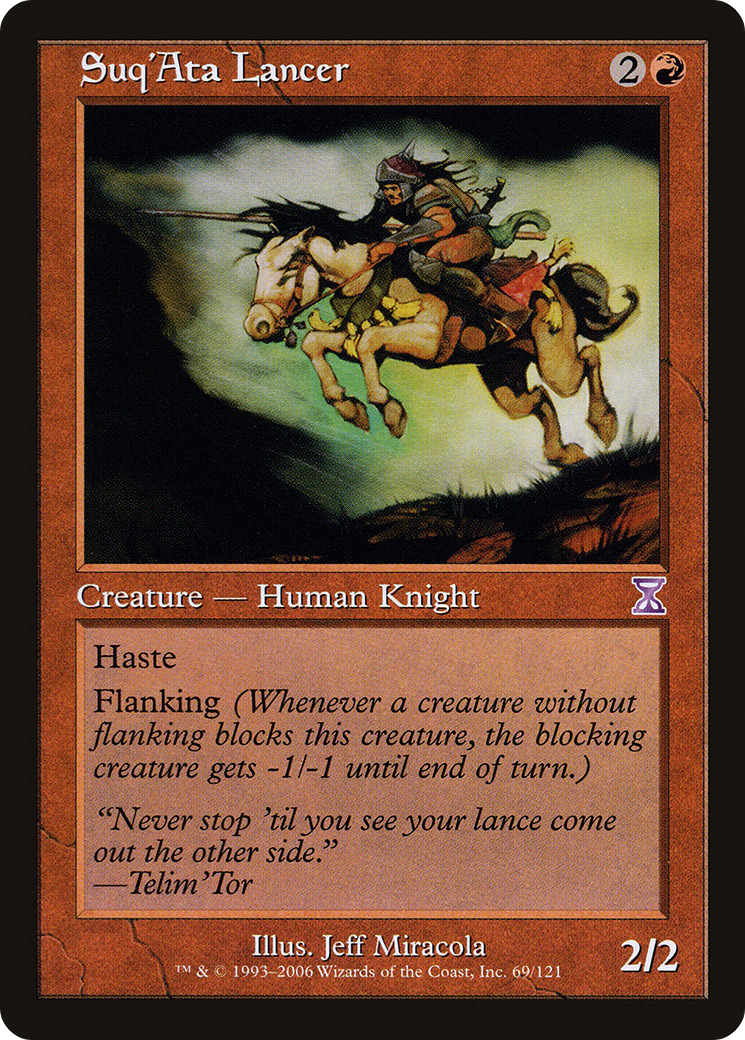 Suq'Ata Lancer (Retro) (069) Foil - Time Spiral Timeshifted