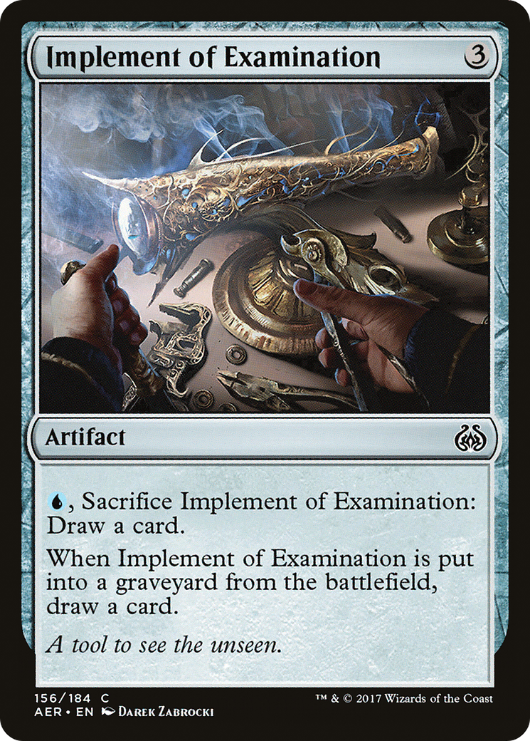 Implement of Examination (156) - Aether Revolt