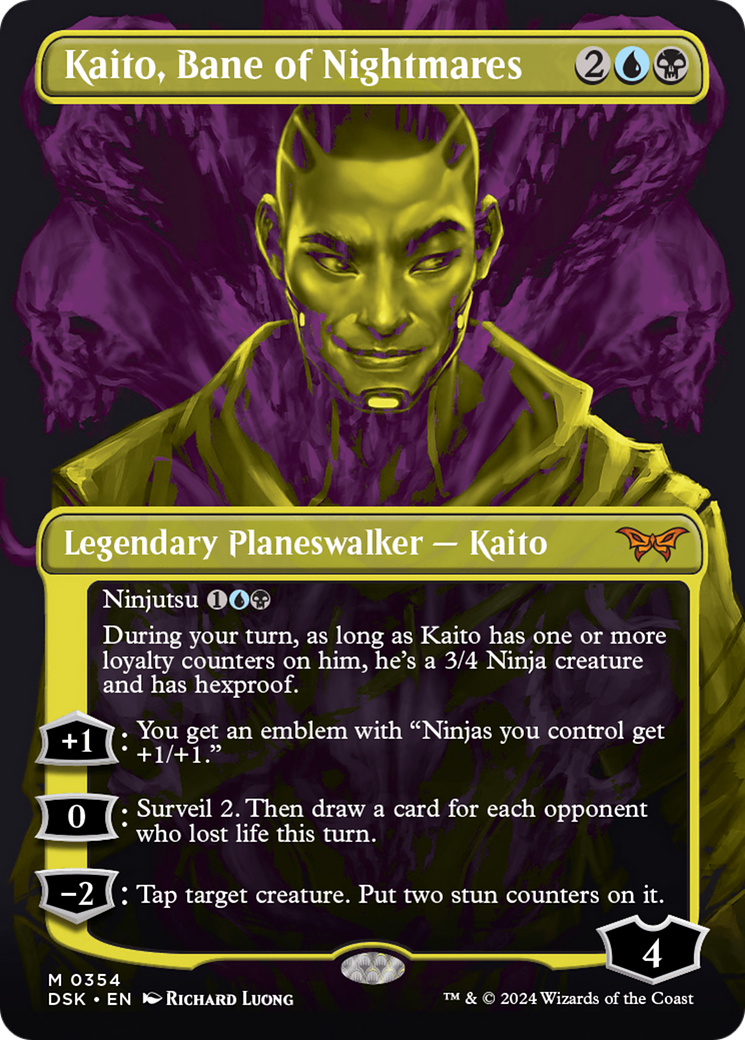 Kaito, Bane of Nightmares (Showcase) (354) Foil - Duskmourn: House of Horror