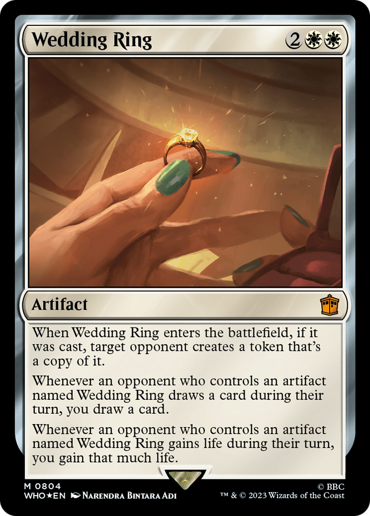 Wedding Ring (Surge Foil) (804) Foil - Doctor Who