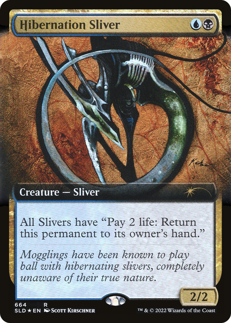 Hibernation Sliver (Extended Art) (664) Foil - Secret Lair Drop