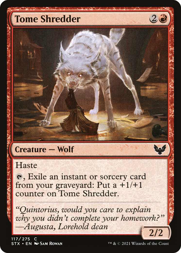 Tome Shredder (117) Foil - Strixhaven: School of Mages