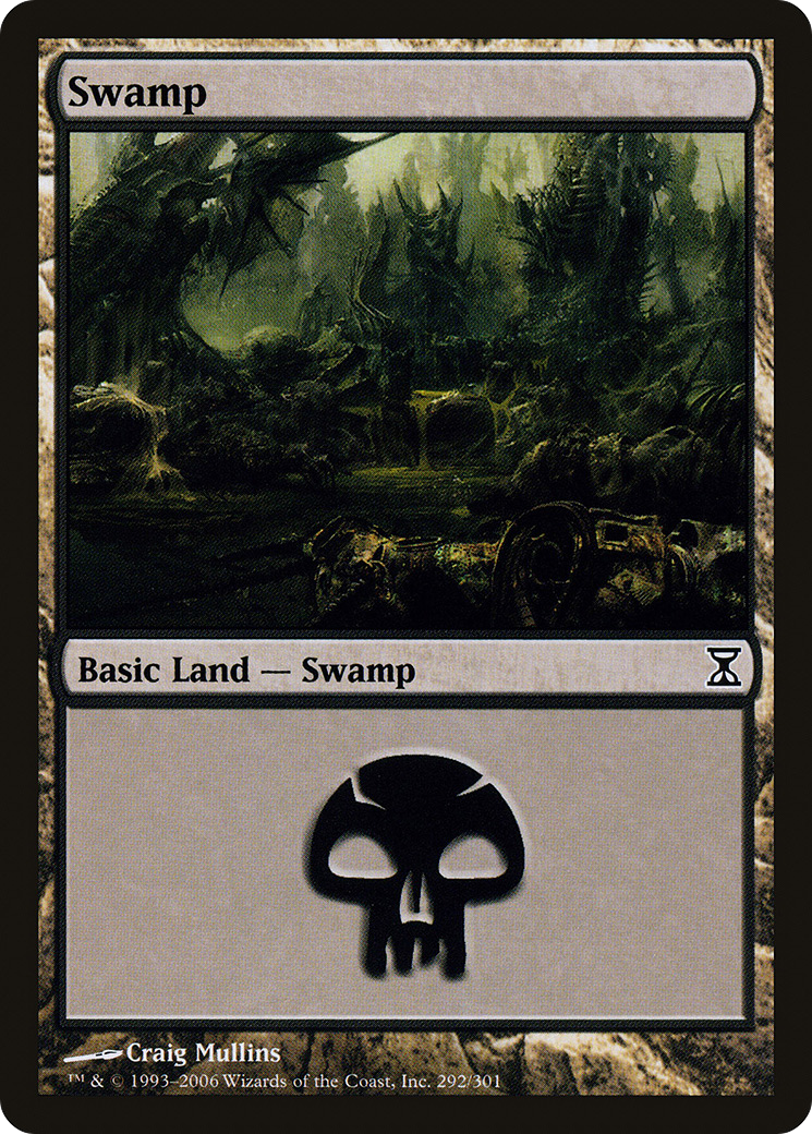 Swamp (292) Foil - Time Spiral