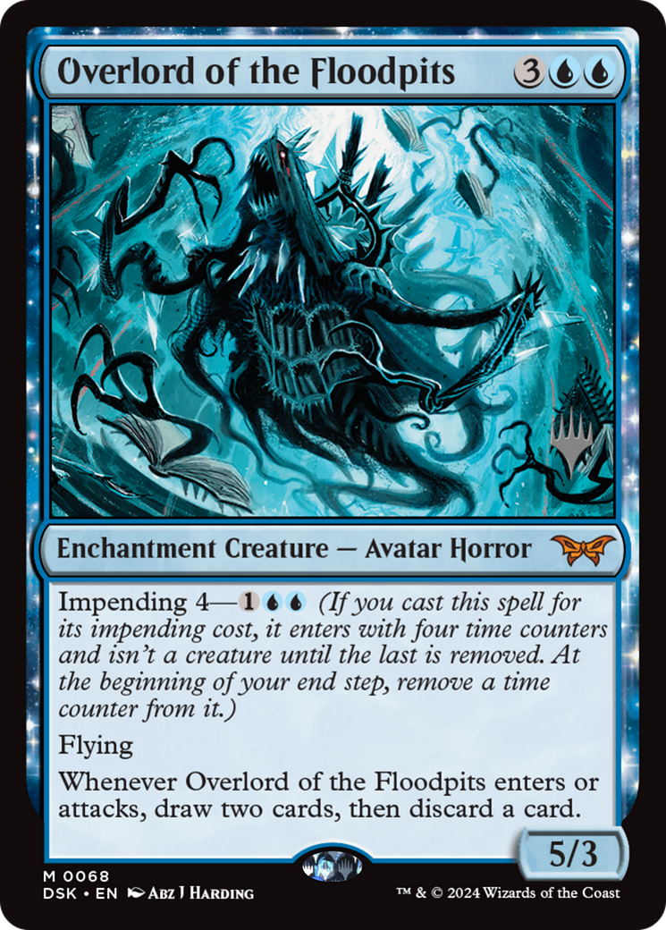 Overlord of the Floodpits (068) - Duskmourn: House of Horror Promos