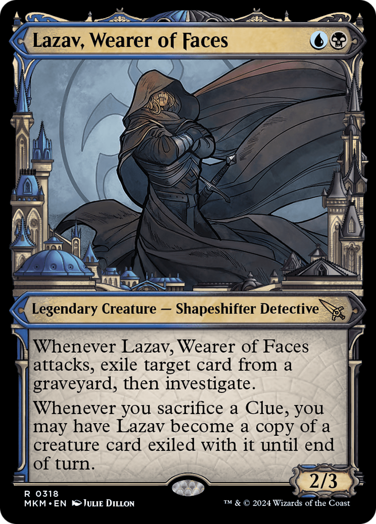 Lazav, Wearer of Faces (Showcase) (318) Foil - Murders at Karlov Manor