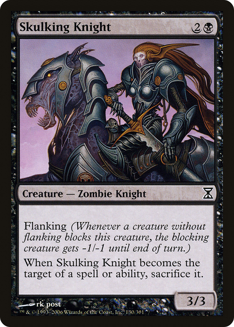 Skulking Knight (130) Foil - Time Spiral