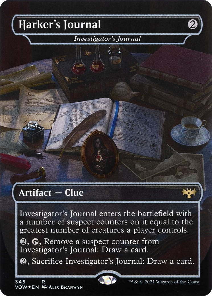 Harker's Journal – Investigator's Journal (345) - Innistrad: Crimson Vow
