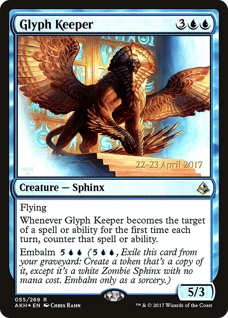 Glyph Keeper (055) Foil - Amonkhet Promos