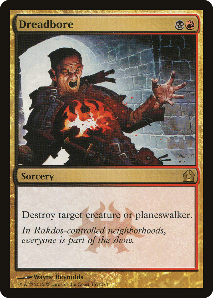Dreadbore (157) Foil - Return to Ravnica