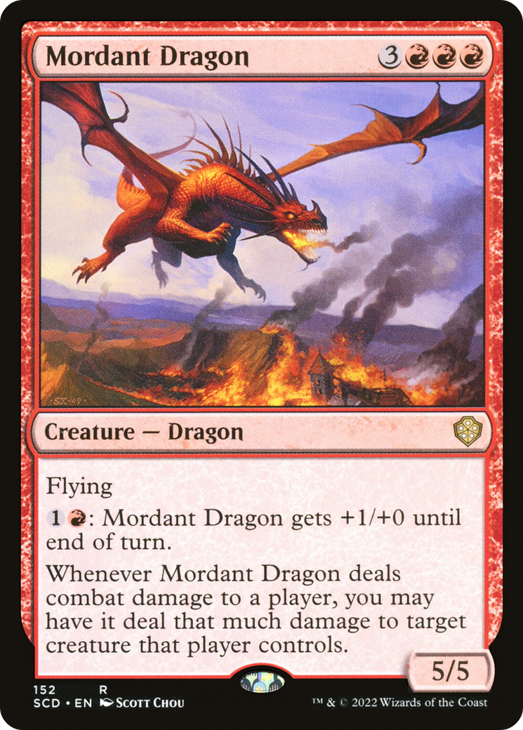 Mordant Dragon (152) - Starter Commander Decks