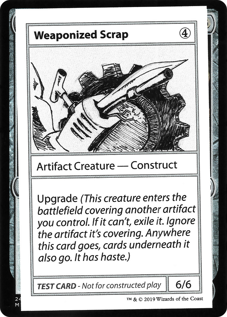 Weaponized Scrap (No PW Symbol) - Mystery Booster Playtest Cards 2021